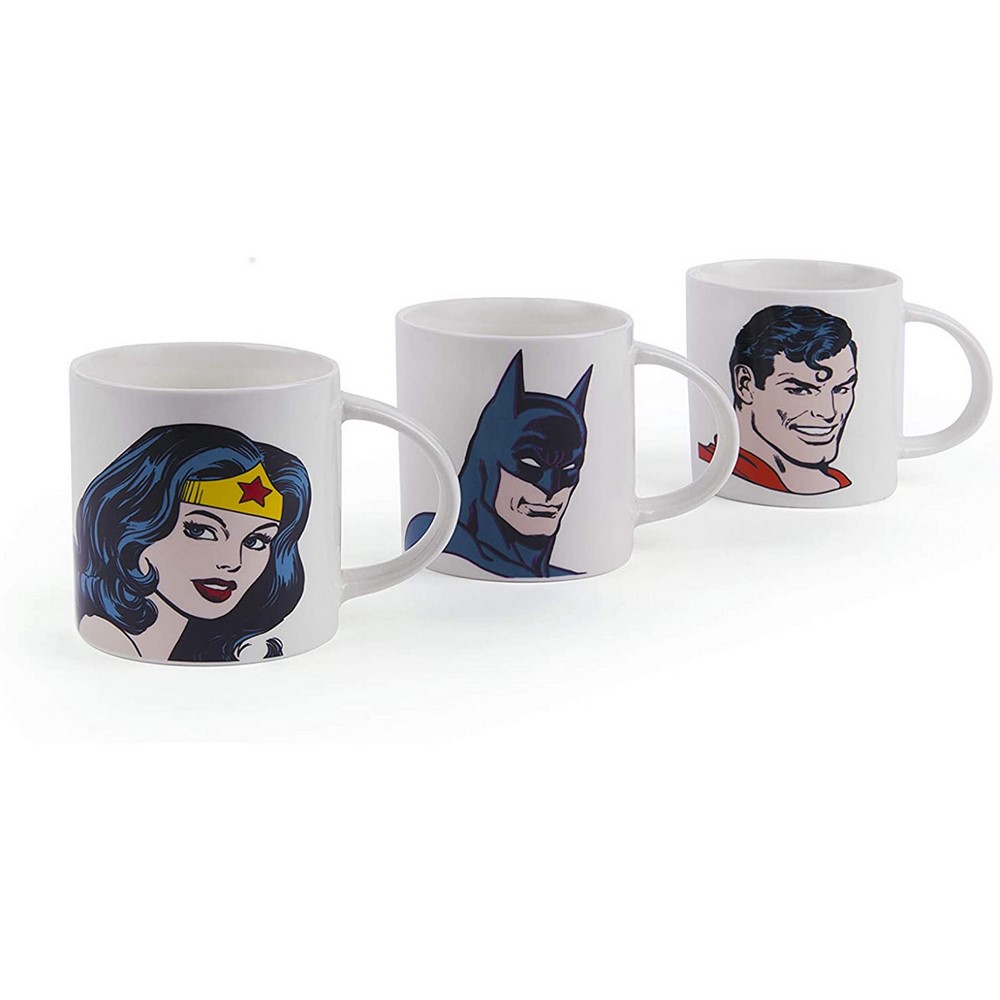 Acquista online Tris Batman Superman Wonder Woman ceramic coffee cup ML.100 Excelsa